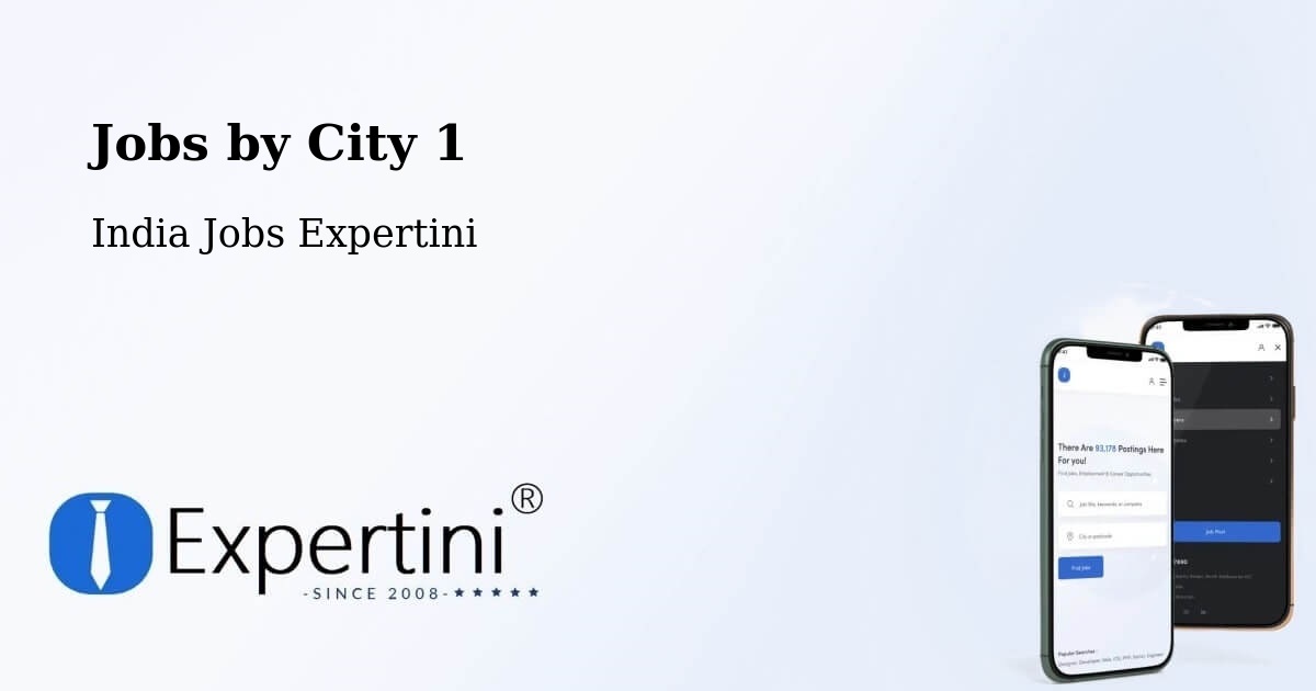 City Jobs in India - Expertini