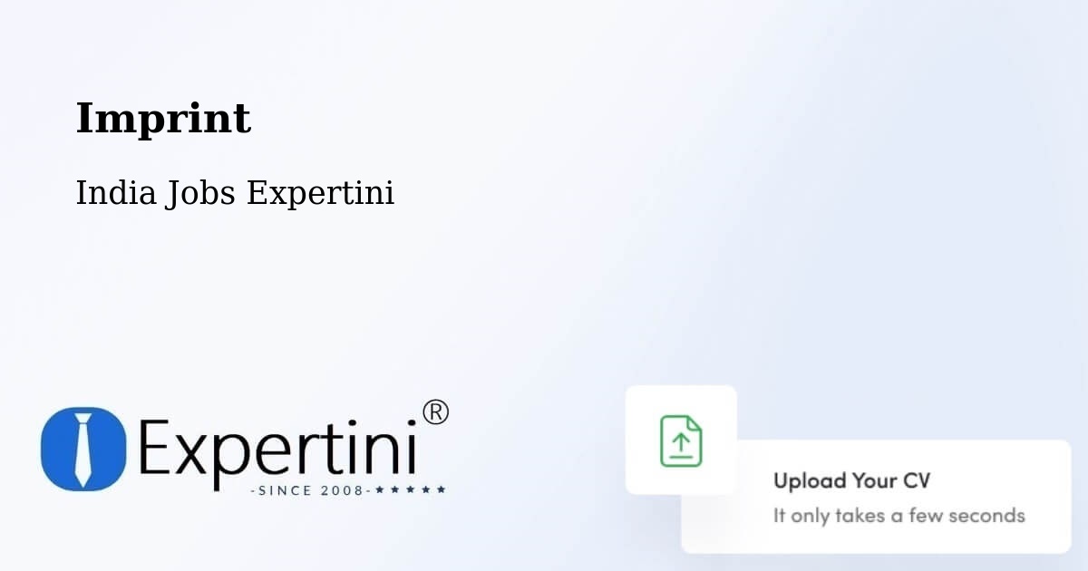 Imprint – Sohna - India Jobs Expertini